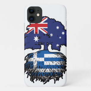 Griekse Australische Australische boomstamvlag Case-Mate iPhone Case