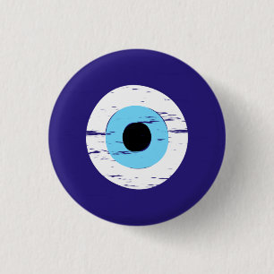 Griekse bescherming tegen het inboze oogapparaat N Ronde Button 3,2 Cm