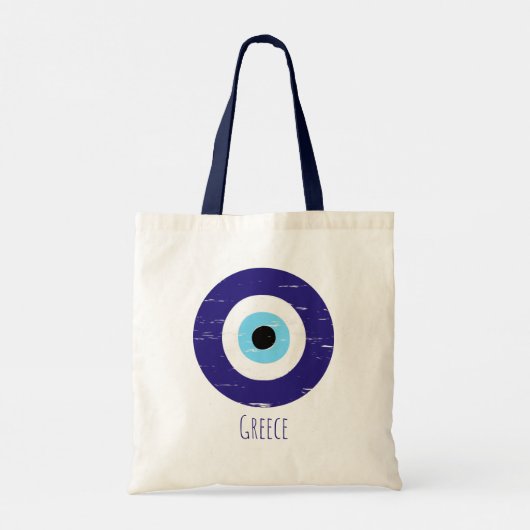 Griekse bescherming tegen het inboze oogapparaat N Tote Bag (Achterkant)