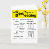 Griekse bijenteelt (hardware) - Wenskaart Kaart (Gele Bloem)