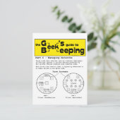 Griekse bijenteelt (netwerken) - Briefkaart (Staand voorkant)