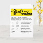 Griekse bijenteelt (zuiveren) - Wenskaarten Kaart (Gele Bloem)