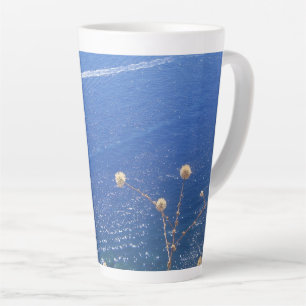 Griekse blauwe Zee latte Mok