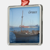 Griekse boat metalen ornament (Links)