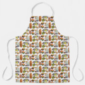 Griekse boedwaren — druk Baklava Gyro Fish Schort (Voorkant)