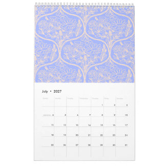 Griekse botanische patronen & scènes kalender