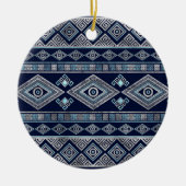 Griekse boze ogen en de belangrijkste versiering v keramisch ornament (Voorkant)