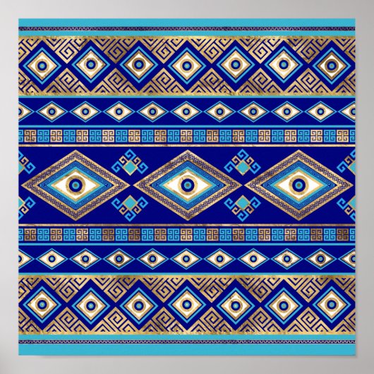 Griekse boze ogen en de belangrijkste versiering v poster (Voorkant)