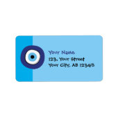 Griekse boze oog etiket (Voorkant)