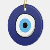 Griekse boze oog keramisch ornament (Links)