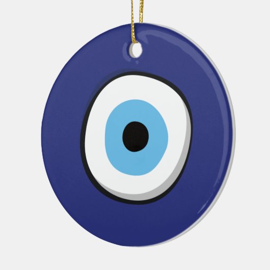 Griekse boze oog keramisch ornament (Links)