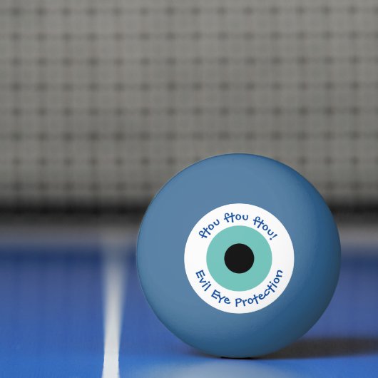 Griekse boze oog pingpongbal (Net)
