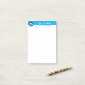 Griekse boze oog post-it® notes (Op bureau)