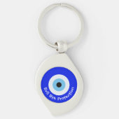 Griekse boze oog sleutelhanger (Voorkant)