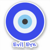 Griekse boze oog sticker (Voorkant)