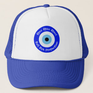 Griekse boze oog trucker pet