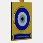 Griekse boze oog verguld banner ornament (Rechts)