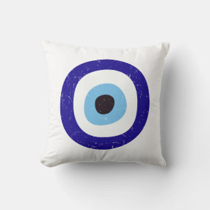 Griekse Boze Oog Versleten Ontwerp Kussen