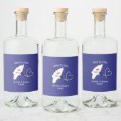 Griekse bruiloft bestemming Rhodos Likeurfles Etiket (Flessen)