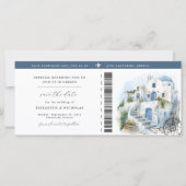 Griekse bruiloft | Instapass Save the Date (Voorkant)