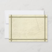 Griekse bruiloft RSVP (Achterkant)