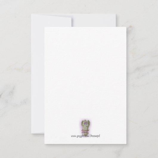 Griekse bruiloft RSVP kaart (Achterkant)