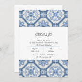 GRIEKSE BRUILOFT UITNODIGING, BRUILOFT UITNODIGING (Voorkant / Achterkant)