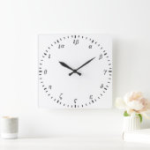 Griekse cijfers vierkante klok (Huis)