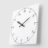 Griekse cijfers vierkante klok (Hoek)