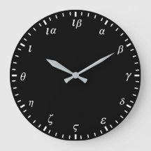 Griekse cijfers zwart