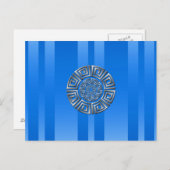 Griekse Circle Motif Briefkaart (Voorkant / Achterkant)
