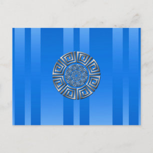 Griekse Circle Motif Briefkaart