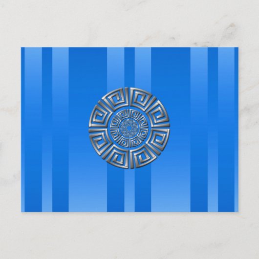 Griekse Circle Motif Briefkaart (Voorkant)