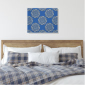 Griekse Circle Motif Canvas Afdruk (Insitu (Slaapkamer))