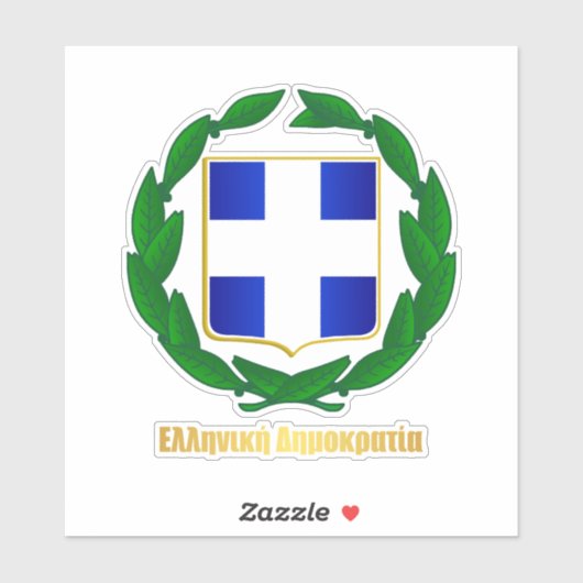 Griekse COA Sticker (Vel)