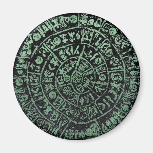 Griekse code Mi uit antieke schijfhistorie van de Magneet (Voorkant)