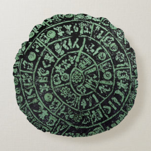 Griekse code Mi uit antieke schijfhistorie van de  Rond Kussen