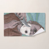 Griekse Cyclops Knife Scheren Fantasy Art Badhandd Bad Handdoek (Handdoek)