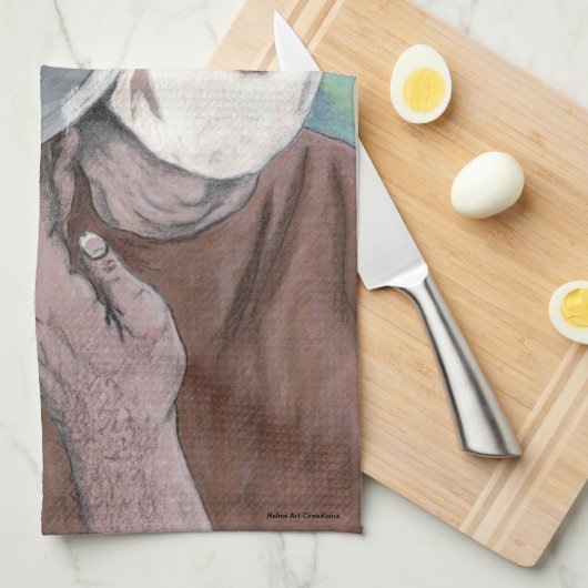 Griekse Cyclops Knife Scheren Fantasy Art Handdoek (Quarter Fold)