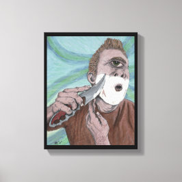 Griekse Cyclops Knife Scheren Fantasy Canvas Print