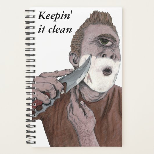 Griekse Cyclops Mes Scheren Fantasy Planner (Voorkant)