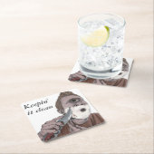 Griekse Cyclops mes scheren papier Beverage Coaste Kartonnen Onderzetters (Insitu)