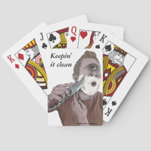 Griekse Cyclops Mes Scheren Scheer Kunst Speelkaar Pokerkaarten