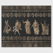 Griekse doedels en sleutelversiering van de Meande Cadeaupapier (Vlak)