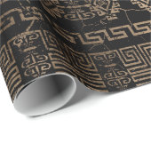 Griekse doedels en sleutelversiering van de Meande Cadeaupapier (Rol Hoek)