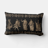 Griekse doedels en sleutelversiering van de Meande Kussen (Achterkant)