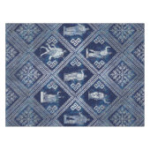 Griekse doedels en versiering met de Meander-sleut Tafelkleed (Voorkant (Horizontaal))