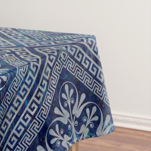 Griekse doedels en versiering met de Meander-sleut Tafelkleed (Voorbeeld)