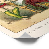 Griekse dress uit 'Trachten der Voelker', 1864 Poster (Hoek)