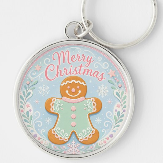 Griekse dropman in pastelkleuren sleutelhanger (Voorkant)